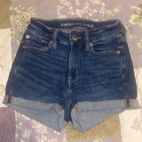 American Eagle Denim Next Level Stretch Shorts 000 - Picture 3 of 7